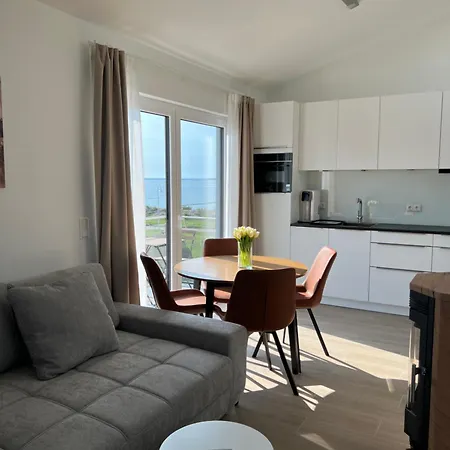Aloha Paradies Erste Strandlinie Mit Direktem Meerblick Im Neubau, Glowe, Ostsee Апартаменты Глове